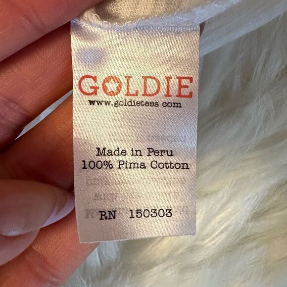 Goldie Long Sleeve Puff Shoulder Tee - Picture 5 of 7